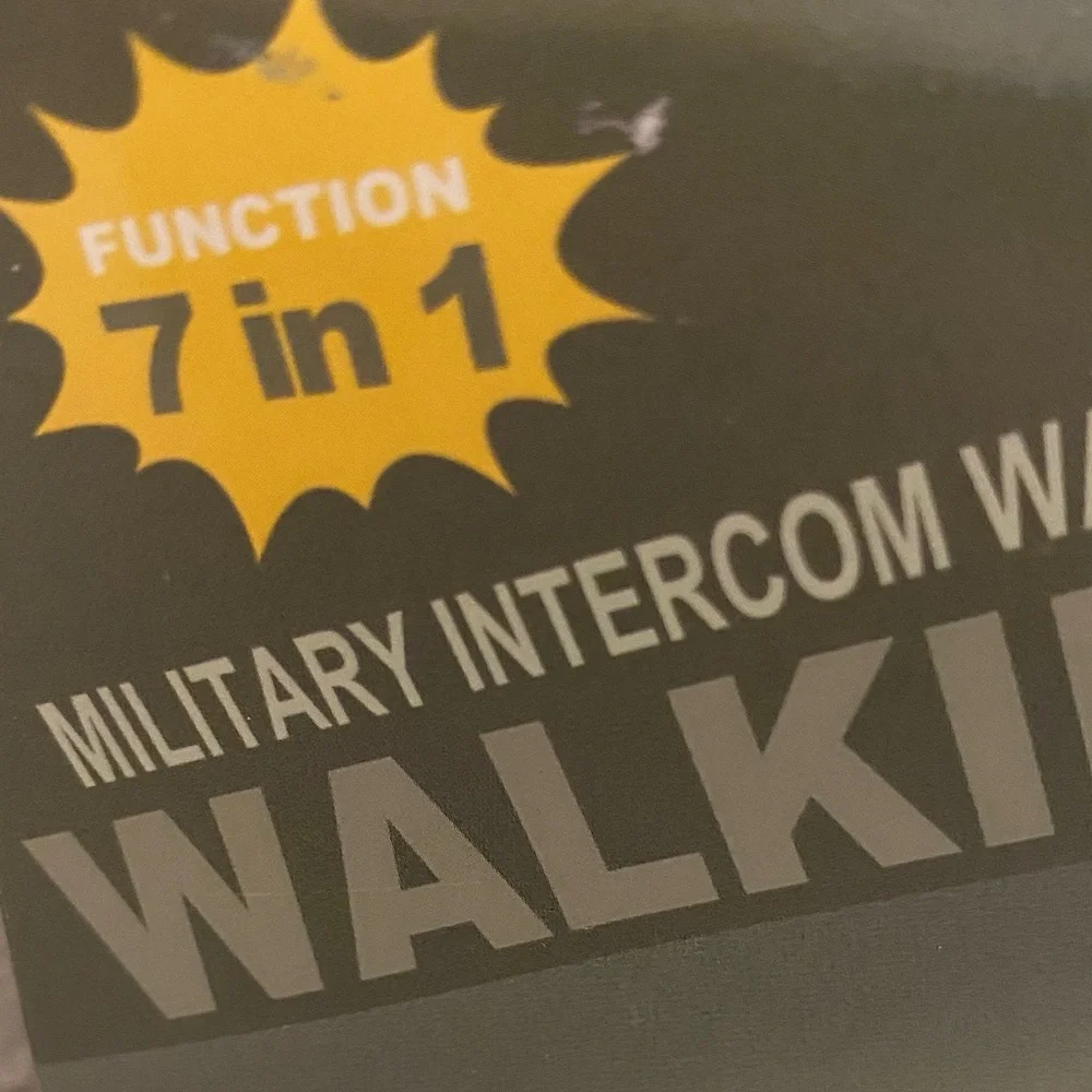 Military Intercom Watch Walkie Talkie - Camouflage
